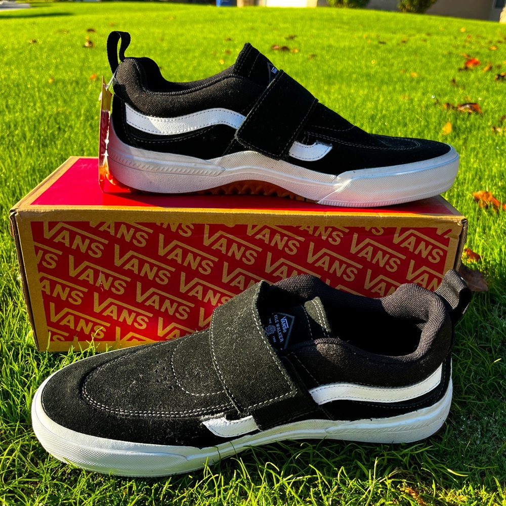 vans kyle walker 2 skate shoes - black/
